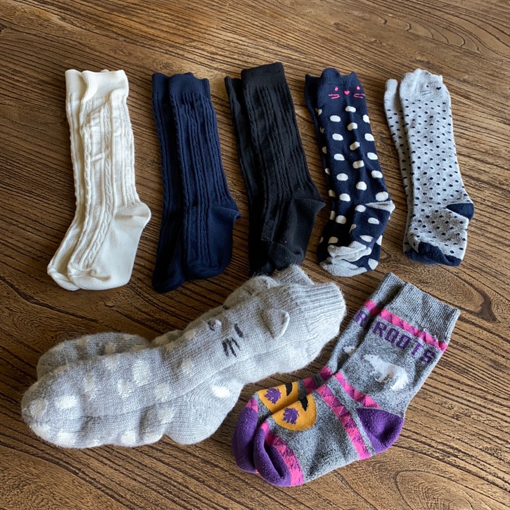 Girls Socks Bundle - size S/M